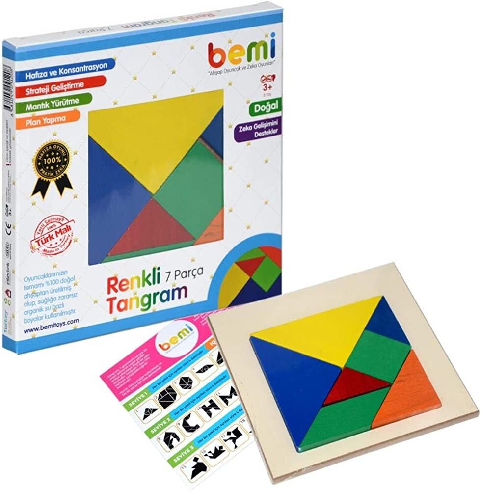 Bemi Renkli Tangram 7 Parça