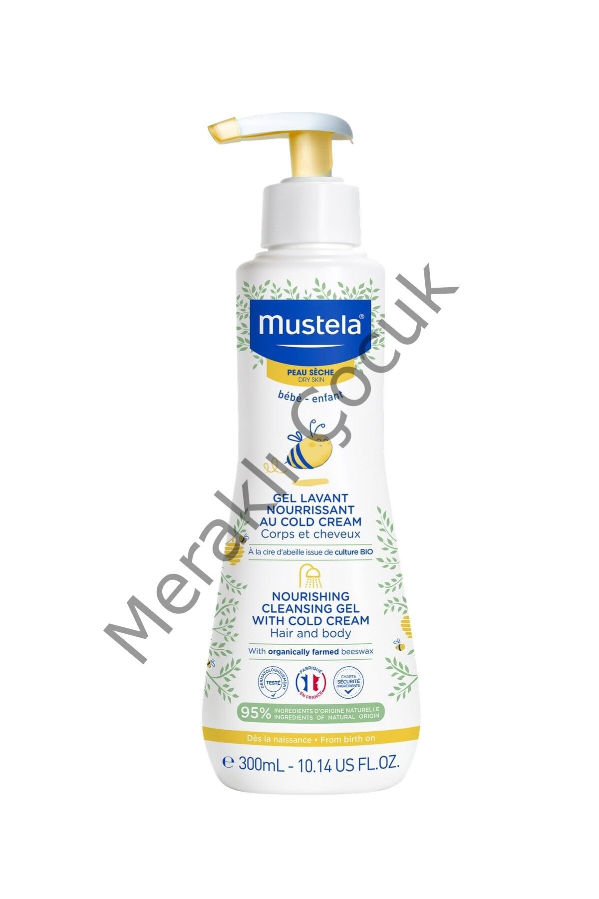 Mustela Cold Cream Içeren Besleyici Şampuan 300 Ml