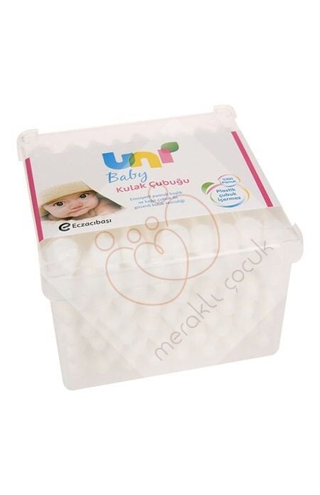 Uni Baby Pamuklu Kulak Çubuğu -Safety Cotton Swabs- 56´li