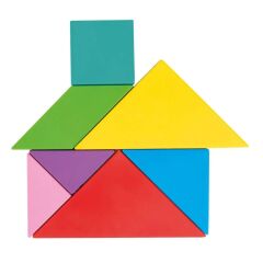 Nessiworld 03 569 Ahşap Manyetik Tangram -Pilsan Oyuncak