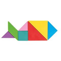 Nessiworld 03 569 Ahşap Manyetik Tangram -Pilsan Oyuncak