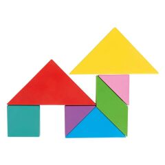 Nessiworld 03 569 Ahşap Manyetik Tangram -Pilsan Oyuncak