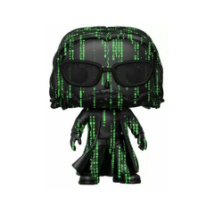 Nessiworld Funko POP Movies The Matrix 4- Neo (Coded) (Glow in the dark)