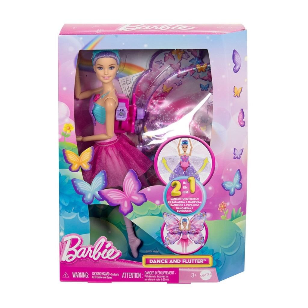 Nessiworld HXJ10 Barbie Kelebek Dansçı Bebek