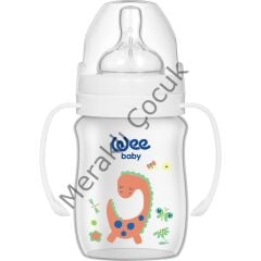 Wee Baby Kulplu PP Biberon 150 ML - Beyaz