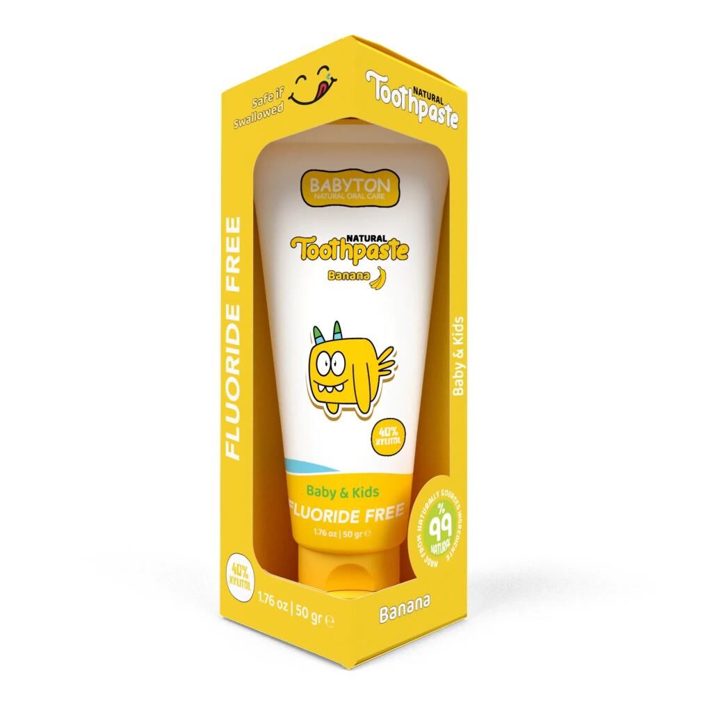 Nessiworld Babyton Organik Doğal Muz Aromalı Diş Macunu 50 Gr