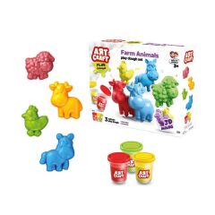 Nessiworld 03993 Art Craft Çiftlik Hayvanları Hamur Set 168 Gr -Fentoys