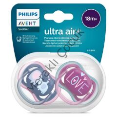 Philips Avent Ultra Air Emzik +18 Ay 2li Kız SCF349/22