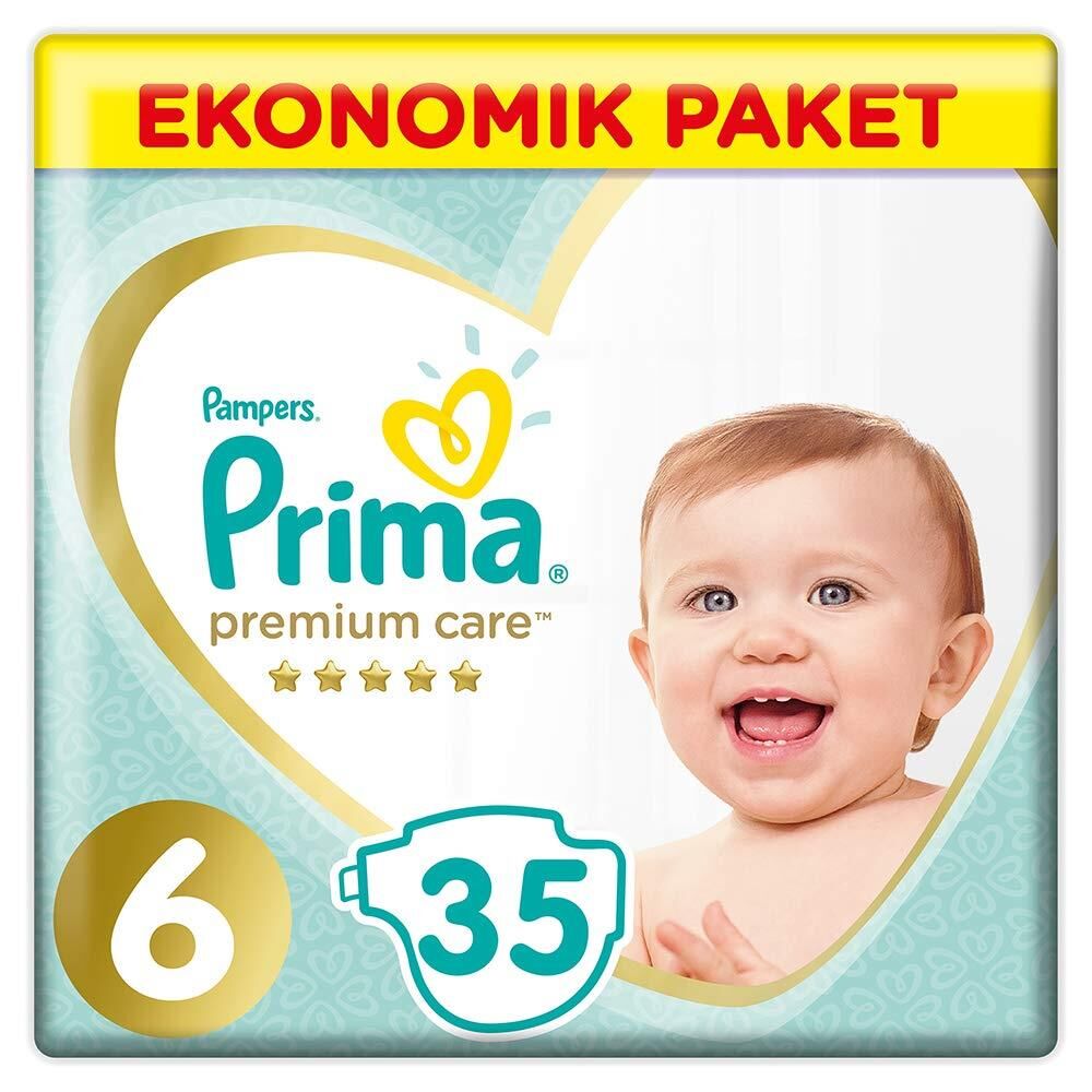 Nessiworld Prima Premium Care Bebek Bezi Ekonomik Paket 6 Beden 35 Adet