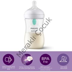 Philips Avent Natural Response PP Antikolik Biberon 260 ML 1 Ay+ SCY673/01