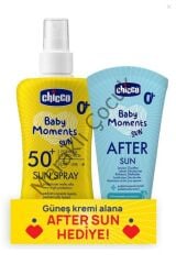 Chicco Güneş Kremi Spf 50+ 150 ml & Güneş Sonrası Kremi 150 ml