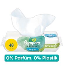 Prima Pampers Harmonie Aqua Yenidoğan Islak Havlu 48x15 Adet (720 Yaprak)