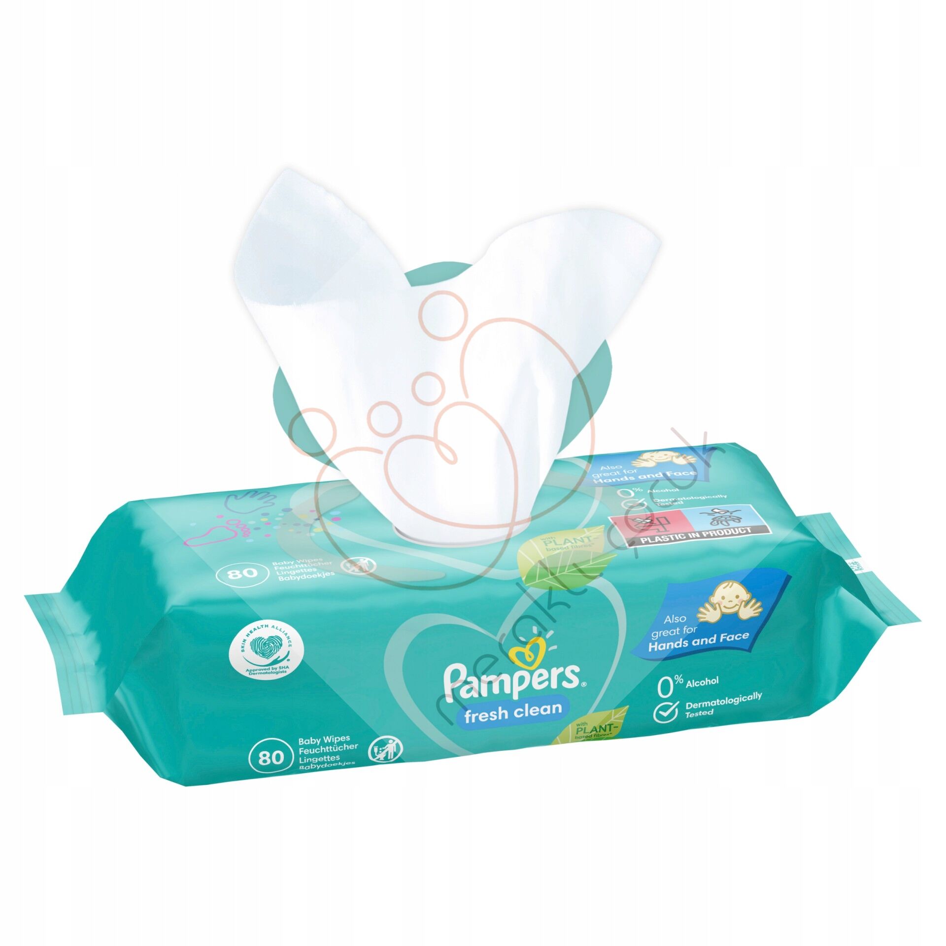 Prima Pampers Temiz ve Ferah Islak Bebek Havlusu 80'li