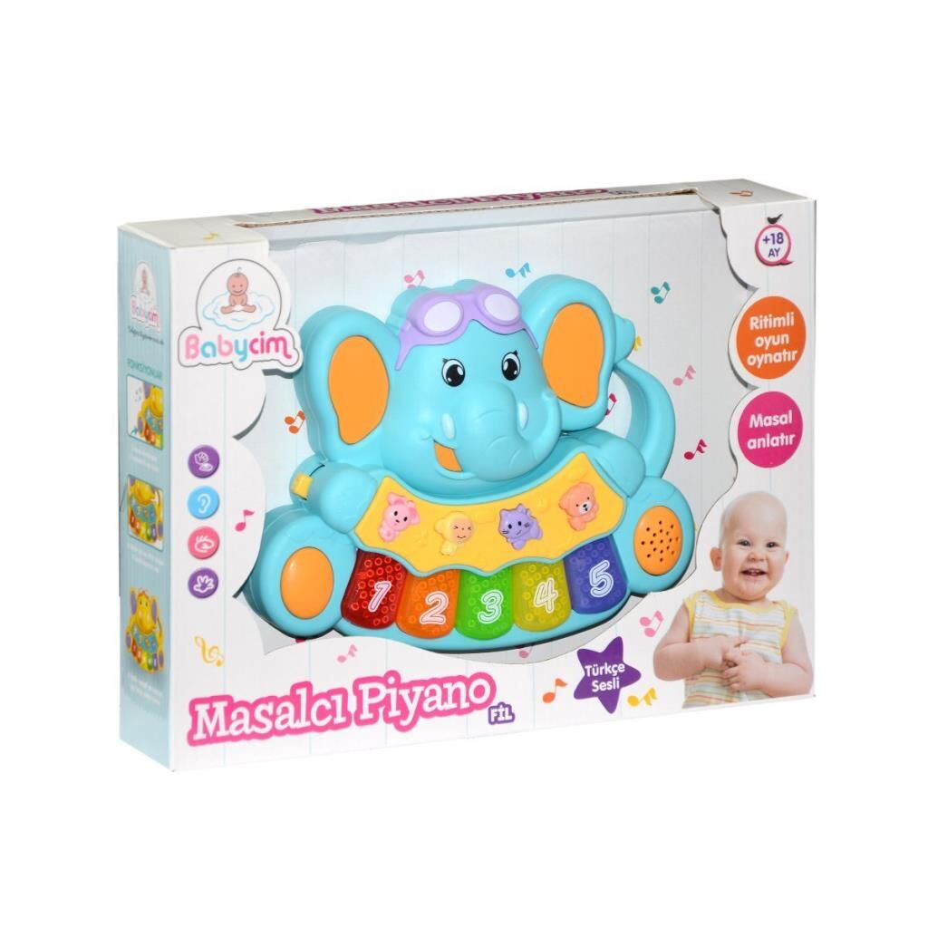 NessiWorld 855-31A-24  Birliktoys, Babycim Masalcı Piyano-Fil