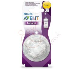 Philips Avent Natural Biberon Emziği Yenidoğan 0 Ay+ 2li SCF631/27