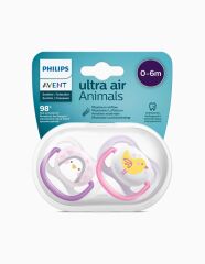 Philips Avent Ultra Air Animals 2li Emzik 0-6 Ay - Kız