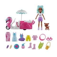 Nessiworld HWP24 Polly Pocket Filamingo Motosiklet ve Tropik Aksesuarlar