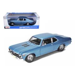 Nessiworld MAY 31262 1:24 Maisto Chevrolet Nova Ss 1970 Model Araba -Necotoys