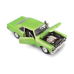 Nessiworld MAY 31262 1:24 Maisto Chevrolet Nova Ss 1970 Model Araba -Necotoys