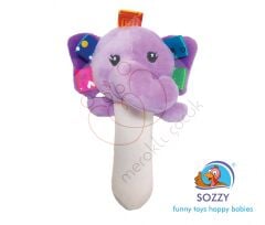 Sozzy Toys Çıngıraklı Sıksık Fil- SZY160