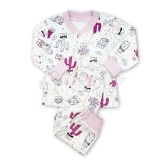 Sema Baby Sleeper Cactus Bebek Bebek Pijama Takımı 3-6 Ay - Pembe