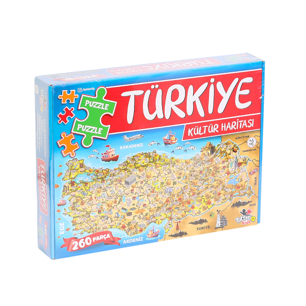 Nessiworld 7213 Türkiye Kültür Haritası Puzzle -Totteriq