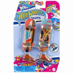 Nessiworld HXL17 Hot Wheels Skate Retro Temalı İkili Parmak Kaykay ve Ayakkabı Paketi