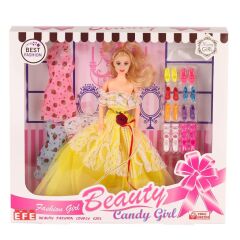 Nessiworld 207 Ayakkabı Setli Candy Girl Bebek -Efe Toys